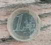 Колекционерска монета 1 евро Франция 2000г. дефектно, снимка 3