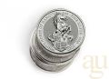 2 oz Сребърна монета, White Horse of Hanover, Queen's Beast 2020, снимка 4