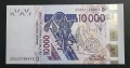 Западно Африкански Щати.10 000 франка. 2003 г. Най големият номинал.Буква D - Мали. UNC., снимка 1