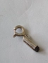 Сребърна карабинка закопчалка 19982, снимка 4