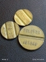 Три телефонни жетона токен стари редки от соца за КОЛЕКЦИЯ ДЕКОРАЦИЯ 49145, снимка 1