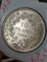 10 франка 1965 год, сребро, тегло 25, 00 гр, проба 900/1000, снимка 2