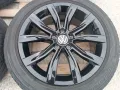 Лети джанти 18ки 5х112 VW + летни гуми 215/50/18 Bridgestone, снимка 6