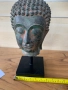 Бронзова глава на Буда, снимка 2