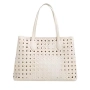 Модерна дамска чанта с перфорация, снимка 3