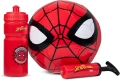 Официално лицензиран комплект за подарък с тема „Спайдърмен“ - топка размер 3, помпа и бутилка, снимка 1