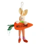 6523 Висяща великденска фигура Зайче с морков Welcome, 30 см, снимка 3