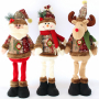 Фигурка декорация за Коледа, Еленче, Дядо Мраз, снежен човек, снимка 1