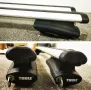 THULE aero bar алуминиев багажник напречни греди за монтаж на надлъжни рейки 110cm, снимка 2