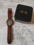 Нов часовник Fossil с естествена кожена каишка , снимка 1