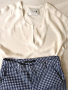 Елегантен панталон в ситно каре Zara & страхотен копринен топ Dante 6 , снимка 6