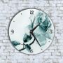 Стенен Часовник - Арт Красива Ледена Роза, снимка 1 - Стенни часовници - 45824198