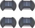 Комплект от 4 външни соларни лампи с LED , Прахоустойчиви, За Стената, Двор , Стълби, снимка 1 - Соларни лампи - 45219789