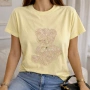 Дамска тениска мече с пайети - няколко цвята - 19€, снимка 1
