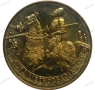 Полша, 2 злоти 2007 Конният рицар -15ти век PCGS MS 64 , снимка 3