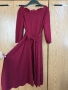 Виненочервена рокля, снимка 5