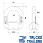 Халка за укрепване на товари - 3T 45052310, снимка 4