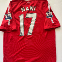 NIKE Man United Home Shirt - #17 Luis Nani  2010/2011 M / Оригинал, снимка 8 - Спортни дрехи, екипи - 44937146