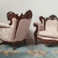 Италианска барокова гарнитура, снимка 18 - Дивани и мека мебел - 45373658