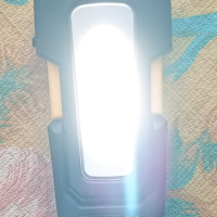 Работна LED лампа с магнитна въртяща стойка и вградена батерия 1800mAh. Нова., снимка 11 - Лед осветление - 44976016