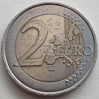 Монета от 2 евро с изместен център 2000г Франция, снимка 2 - Нумизматика и бонистика - 45764972