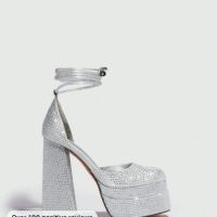 Страхотни блестящи обувки, снимка 9 - Дамски обувки на ток - 45464750
