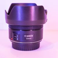 Обектив Canon EF 50mm f/1.8 STM, снимка 4 - Обективи и филтри - 45453758