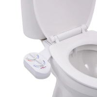 vidaXL Приставка биде за тоалетна единична дюза за гореща/студена вода(SKU:145291, снимка 1 - Други стоки за дома - 45017772