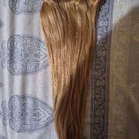 100%Естествена Индийска коса натурална 50гр 55см, снимка 1 - Аксесоари за коса - 43610546