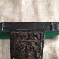 Стара метална чугунунена релефна лята  кутия, снимка 5 - Антикварни и старинни предмети - 45495067