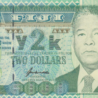 2 долара 2000, Фиджи, снимка 1 - Нумизматика и бонистика - 44979361