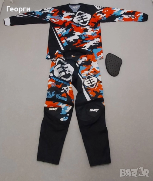 Екип за мотокрос Shot Freegun Camouflage XL, снимка 1