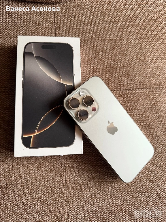 Iphone 16 Pro 512 GB Natural Titanium, снимка 1