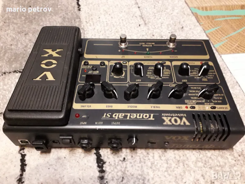 VOX TONELАB ST VALVETRONIX  Лампов процесор със сменена лампа ECC83 ,страхотен звук.ЦЕНА 250ЛВ. , снимка 1