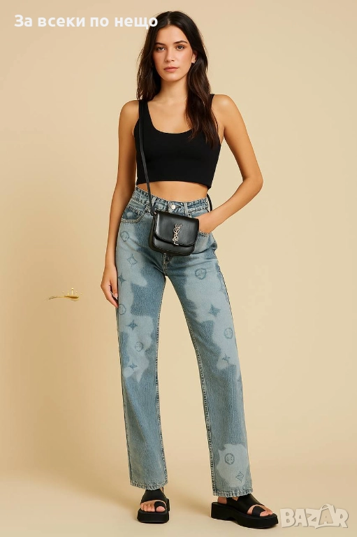 Louis Vuitton Дамски Сини Дънки Луис Витон Код SK23, снимка 1