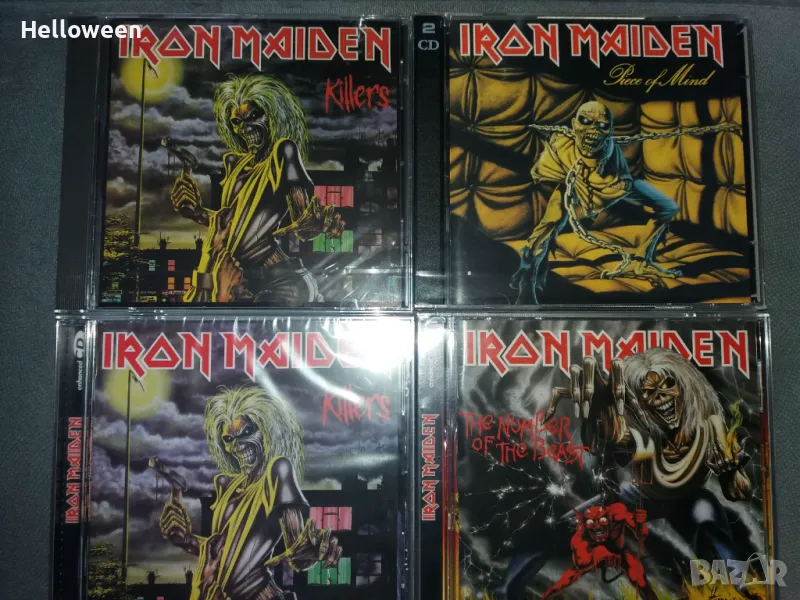 Iron Maiden,Accept,Helloween,Metallica-оригинални,японски дискове, снимка 1