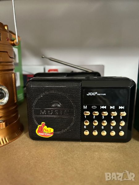 Преносимо радио JOC, USB, SD карта, Акумулаторна батерия, снимка 1