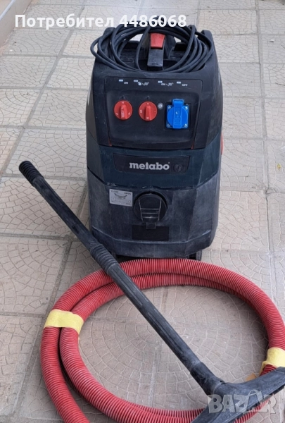 Прахосмукачка за сухо и мокро почистване Metabo ASR 35 M ACP, 1440 W, 3660 л./мин., 35 литра, снимка 1