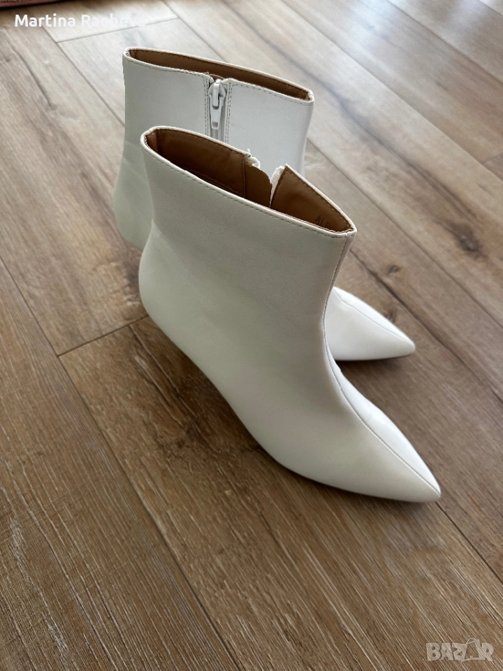 Дамски бели боти 41 размер, снимка 1