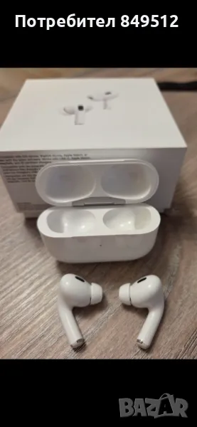 Слушалки APPLE AIRPODS PRO 2ND, бял цвят, снимка 1