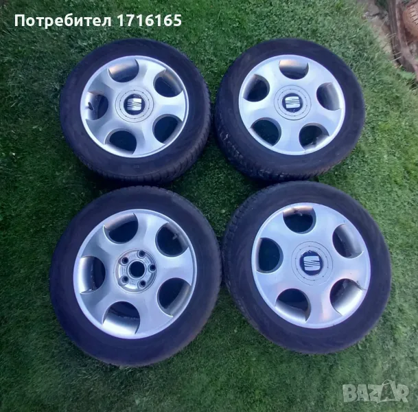 SEAT 16 ОРИГИНАЛНИ АЛУМИНИЕВИ ДЖАНТИ , снимка 1