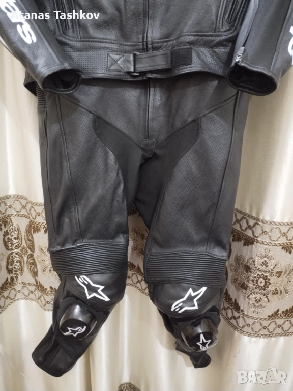 Alpinestars EU56 кожен екип от 2 части, снимка 1