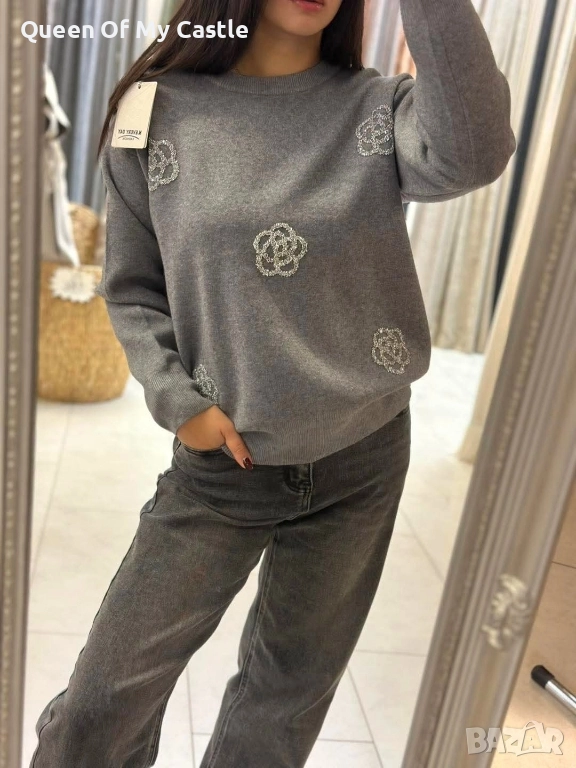 Разкошен дамски пуловер , снимка 1