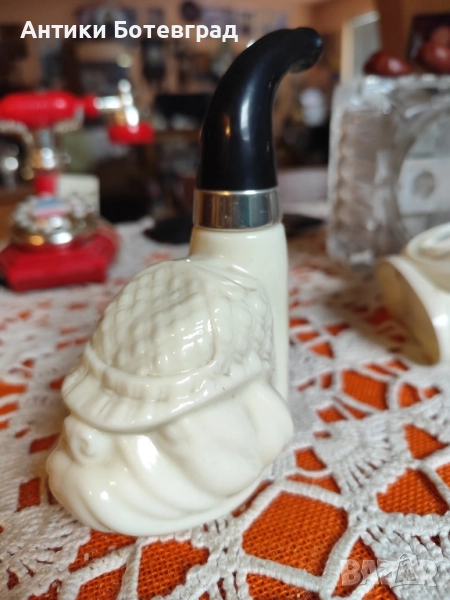 Порцеланово старо шише от парфюм , снимка 1