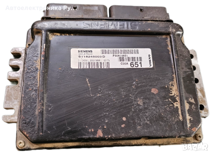 компютър VOLVO S40 V40 2.0 SIEMENS, S118245003D, S118245003 D, P30614651, C00A 651 , снимка 1