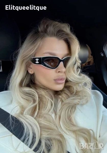 очила с черен обикновен калъф и Ув защита chanel, снимка 1