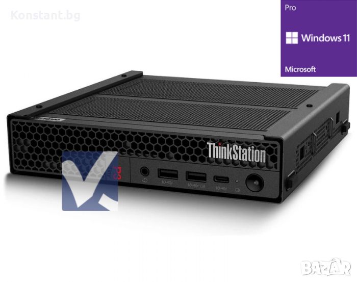 Заводски рециклиран Lenovo ThinkStation P3 Tiny с гаранция, снимка 1