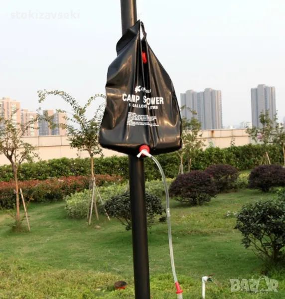 Душ за къмпинг със соларно загряване , снимка 1