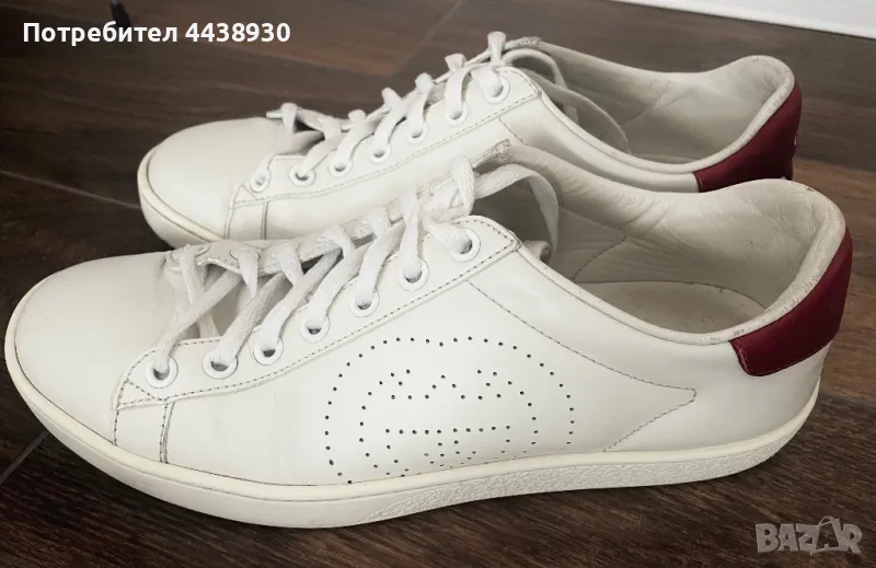 Бели сникърси Gucci , снимка 1