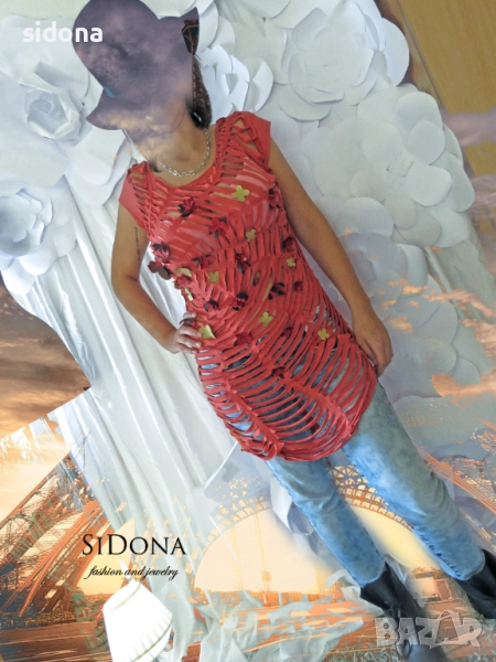 Блузи с къс ръкав SiDona, снимка 1